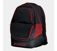 Mochila Joma Diamond II 400235 Resistente - Talla: S, Color: Negro Rojo