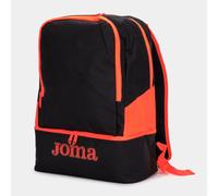 Mochila Joma Estadio III 400234 Resistente - Talla: S, Color: Negro Naranja Flúor
