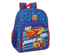 Safta CARS - Mochila Escolar Niño, Mochila Infantil, Adaptable a Carro, Ideal para Niños en Edad Escolar, Cómoda y Versátil, Calidad y Resistencia, 32x12x38 cm