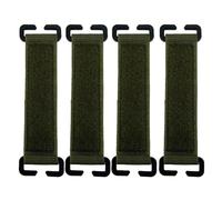 Mochila juntas-4 piezas de puentes de parche suave fijación del parche, tira de exhibición | Parches multifuncionales, función ligera oeste, parche para mochilas al aire libre, Army Green, Se