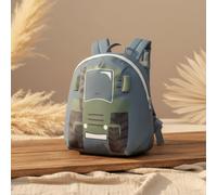 Mochila Lässig Tiny Drivers Tractor oliva 3,5 L a partir de 2 años