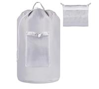 Mochila Laundry Bag, Large Capacity Dirty Clothes Hamper, Laundry Hamper Backpack With Drawstring Closure For Apartment Dormitory Rental Hotel Camping