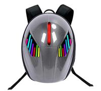 Mochila LED, Mochila de Motocicleta para Hombres con Pantalla a Todo Color programable por Bricolaje, Mochila LED Knight Mochila para computadora portátil para Tableta, Casco