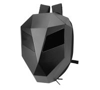 Mochila LED para Moto, Control Inteligente App DIY Patrón Duro Shell Riding Mochila Gran Capacidad Impermeable Moto Casco Bolsa Equipaje Portátil Mochila para Viajar