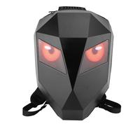 Mochila LED para Motocicleta Con Ojos Geniales y Pantalla a Color Programable, Impermeable de Gran Capacidad para Hombre