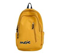 Mochila ligera y versátil para niñas y niñas, estudiantes universitarios, retro, mochila de viaje, mochila de senderismo (amarillo, talla única)