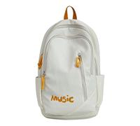 Mochila ligera y versátil para niñas y niñas Junior High School Universitaria Estudiantes Retro Mochila de Viaje Mochila Senderismo (Blanco, Talla única)