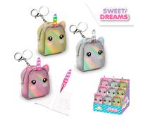 Mochila llavero con forma de unicornio de 10 cm