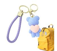 Mochila Llavero, Llavero Adornos de Oso 3D, Colgantes, | Lindos dibujos animados adorables, divertidos, decorativos, únicos y lindos accesorios para