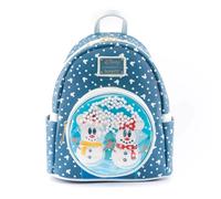 Loungefly, mochila mickey minnie snowman disney 26cm para mujer, multi