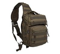 Mil-Tec Mochila One Strap Assault Pack SM, Color Verde, 30 x 22 x 13 cm