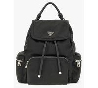 Mochila Mini Eco Gemma Con Cordón Para Mujeres En Negro