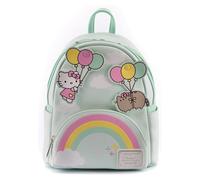 Mochila Mini Pusheen X Hello Kitty Con Globos Y Arcoíris