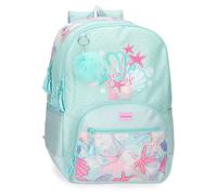 Movom I Love Sea Life Mochila Escolar Adaptable a Carro Azul 33x44x17 cms Poliéster 25,81L