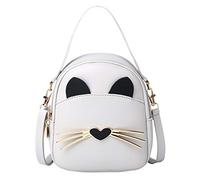 Mochila multifunción de piel de color sólido para mujer, bolsa de hombro, mochila de cámara para senderismo, gris, Talla única
