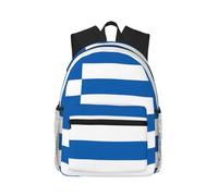 Mochila multiusos con estampado de bandera griega para hombre y mujer