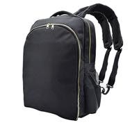 Mochila Negra Portátil de Poliéster de Peluquero para Viaje Diario | Gran Capacidad, Resistente Presión Arrugas, Fácil de Llevar, Uso Diario y Viajes