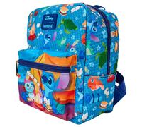 Loungefly Disney Stitch Camping Cuties AOP - Mini mochila de nailon | Accesorios Disney