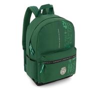 Mochila oficial Sporting CP de poliéster verde con compartimento para ordenador portátil, 43 x 31 x 14 cm, verde, Talla única