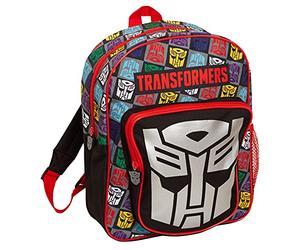 Mochila oficial Transformers para niños de regreso a la escuela de gran capacidad Autobots Bumblebee, Optimus Prime y Megatron Sports Mochila Bolsa de viaje