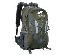 Mochila Outdoor AV-icii, Mochila Grande para Camping y Viaje, Mochila de Senderismo Impermeable Ligera Gran Capacidad, Senderismo(Dark Green)
