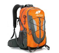 Mochila Outdoor AV-icii, Mochila Grande para Camping y Viaje, Mochila de Senderismo Impermeable Ligera Gran Capacidad, Senderismo(Orange)
