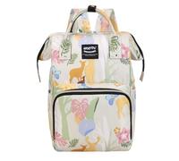 Mochila Oxford multifuncional para madre y bebé con bolsillo aislante para biberones de leche y gran espacio, Varios colores