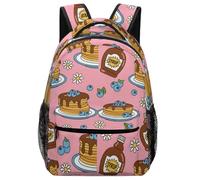 Mochila Panqueques con Jarabe De Arándanos Mochilas Escolares Escolaresdaypack Unisex Mochilas para Aire Libre Senderismo Travel