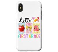 Mochila para Apple Pencil Hello First Grade Carcasa para iPhone X/XS