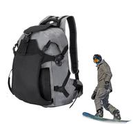 Mochila para Botas de esquí - Mochila de Camping 30L, para Raquetas de Nieve | para esquiadores apasionados Snowboard Visitantes Estaciones Conducción Outdoor Ropa Equipo Protección Casco