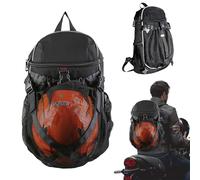 Mochila Para Casco De Motocicleta, Mochila Impermeable Para Motocicleta Bolsa Para Casco De Gran Capacidad De 20l Con Red Para Casco Para Cascos Y Baloncesto Para Hombres Y Mujeres EquitacióN