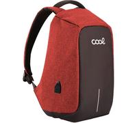 Mochila para computadora 15-16 Memphis (negro/rojo) - COOL