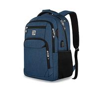 Mochila para computadora portátil Viajes de negocios Mochila antirrobo para W Conector de cable USB Tela Oxford Ligera para computadora de 18 ' ' Bolsa para Bolsas para mujeres para computadoras