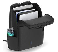 Mochila para Consola PS5/ Slim/ Pro, Bolsa PS5 de Viaje con Protección Total, Funda ps5 Almacenamiento de Gran Capacidad, PS Portal, Portátil, Tarjeta de Juego, Maletin PS 5 con Bolsa 3 Cable- Negro