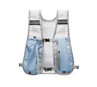 Mochila para correr de gran capacidad con correas ajustables en el pecho, soporte para botella de agua, bolsa de almacenamiento para correr, chaleco de almacenamiento, mochila hidratada para hombres y