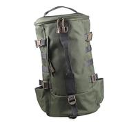 Mochila para Equipo de Pesca con Bolsillos Multifuncionales Bolsa para Caña de Pescar Almacenamiento de Aparejos Resistencia al Agua Hecha de Tela, Verde