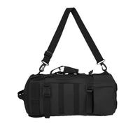 Mochila Para Equipos - Bolsa Para Equipos Al Aire Libre 21x18x43 Cm Con Portacañas | Bolsa Mochila Bandolera Para Equipos De Pesca | Bolsa De Mochila Grande Para Equipos De Pesca, Camping, Negro