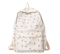 Mochila para estudiantes, estilo informal, para exteriores, campus, con estampado de moda, para la escuela, sillas de caza, para el suelo, mochila giratoria, blanco, Talla única