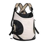 Mochila para gatos: cómodo sistema de transporte ajustable con doble portador - bolsa de transporte para perros y gatos | para viajes, paseos, aventuras, viajes cortos, cachorros y