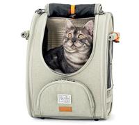 Mochila para gatos Delux para el transporte seguro de gatos