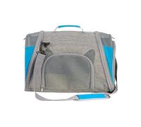 Mochila para Gatos Mochila para Perros Bolso De Hombro para Gato Al Aire Libre, Bolso De Mano Plegable De Viaje Portátil, Mochilas para Mascotas Mochila para Mascotas Bolsa para Mascotas (Color : BLU