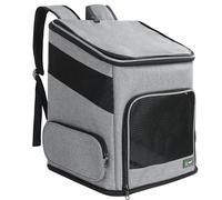 Mochila para gatos, mochila plegable para gatos y perros pequeños, mochila para perros con diseño ventilado, correa de seguridad interior, bolsa de transporte para cachorros, para senderismo, viajes