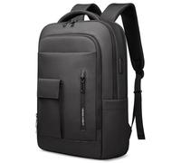 Mochila para Laptop de 16 Pulgadas para Hombre, Negocios y Viajes, Resistente al Agua, Antirrobo, Ligera, con Puerto USB, Ideal para Oficina, Universidad y Escuela, Capacidad Ajustable 24-28L