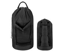 Mochila para lavandería - bolsa de almacenamiento de lavandería para la universidad, canasta de almacenamiento de ropa con gran capacidad para el vestuario de apartamentos de lavandera para acampar ba