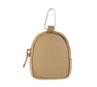 Mochila para Llaves, minúscula Mochila, pequeña Cartera, Monedero pequeño, 8 cm/3,15 Pulgadas, Bolso pequeño de 8 cm, Bonito Bolsillo con Cremallera para Llaves, mueca, Caqui, Ver descripción, Ver