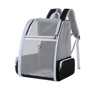 Mochila para mascotas | Mochila transpirable para gatos y perros - Mochila de viaje para mascotas con diseño de flujo de aire, mochila ligera para gatitos y cachorros para aventuras al aire libre y