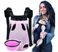 Mochila para Mascotas | Transportín de Perros y Gatos | Bolsa Viaje Ligera, Resistente | Transporte Cachorros y Gatitos Pequeños | Bandolera Acampada, Camping, Paseos, Senderismo, Excursiones, Viajar