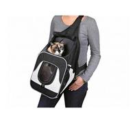 Mochila frontal Savina, Nylon, 30x33x26cm, color negro y gris