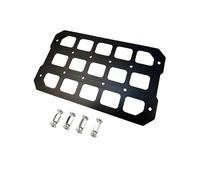 Mochila para Motocicleta Organizador De Caja Lateral Universal Almacenamiento Modular Panel Molle Motocicleta Almacenamiento Maletero Aleación Aluminio Impermeable Táctico Bolsa Moto Asiento Trasero(2