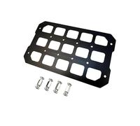 Mochila para Motocicleta Organizador De Caja Lateral Universal Almacenamiento Modular Panel Molle Motocicleta Almacenamiento Maletero Aleación Aluminio Impermeable Táctico Bolsa Moto Asiento Trasero(2